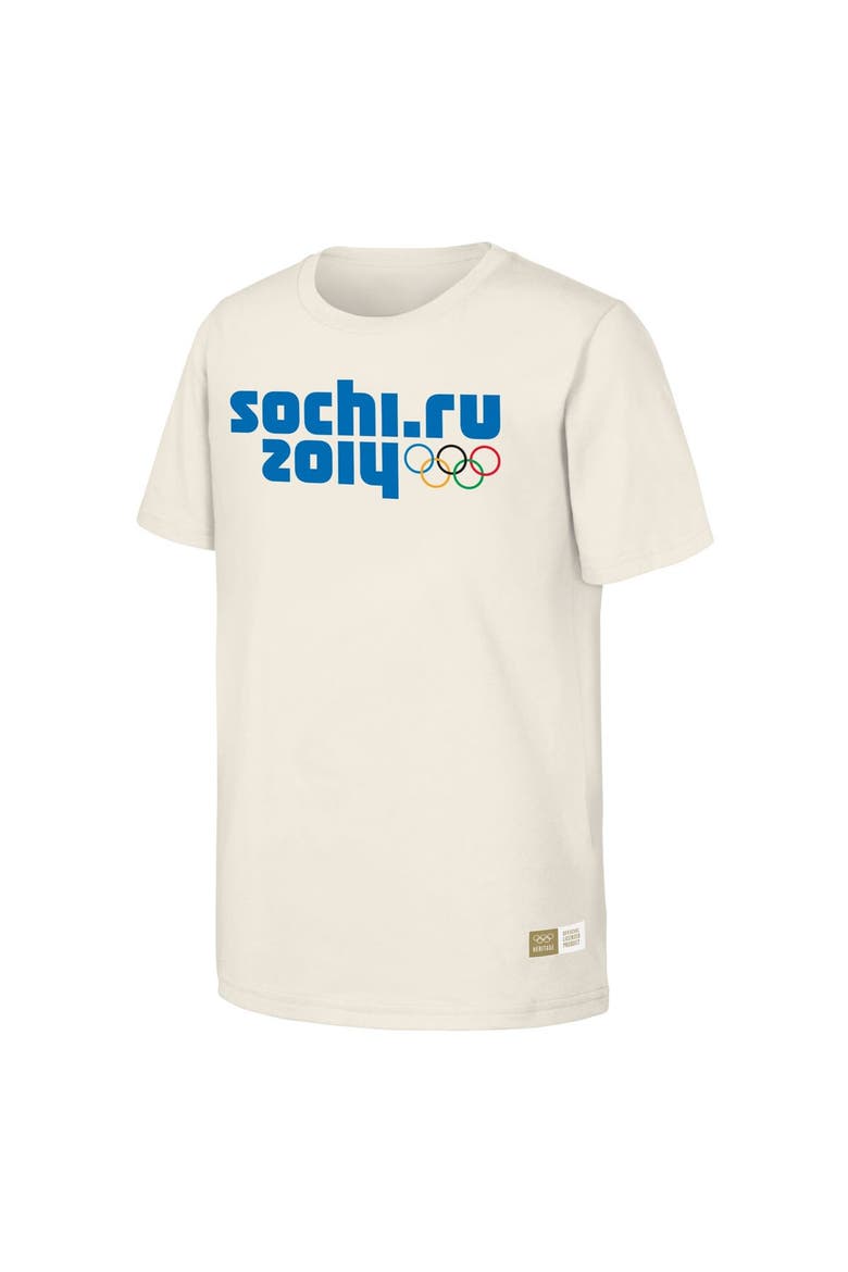 Men's  Natural 2014 Sochi Games Olympic Heritage T-Shirt, Alternate, color, Natural