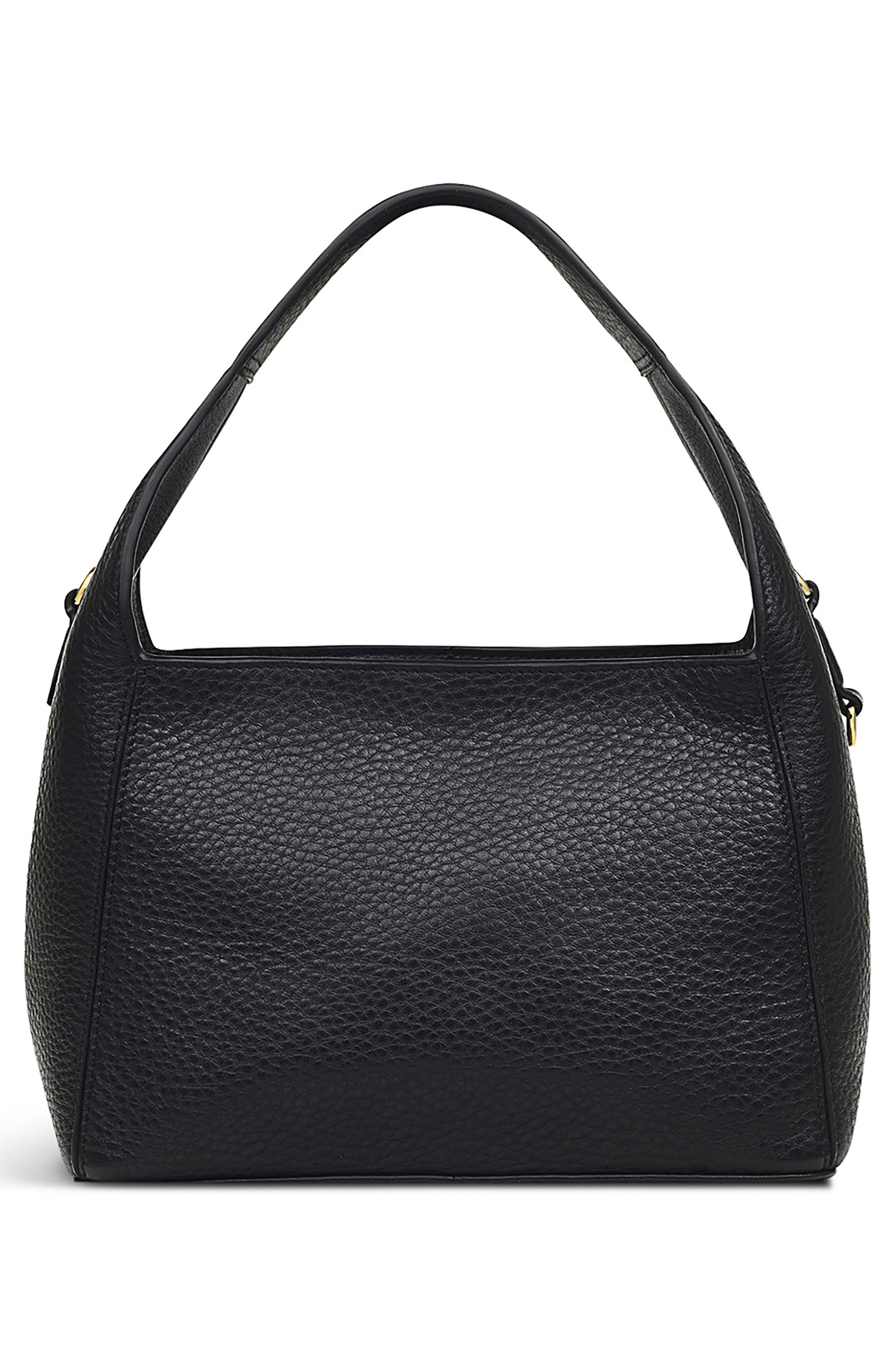 Radley Hillgate Place Medium Zip Leather Satchel, Alternate, color, Black