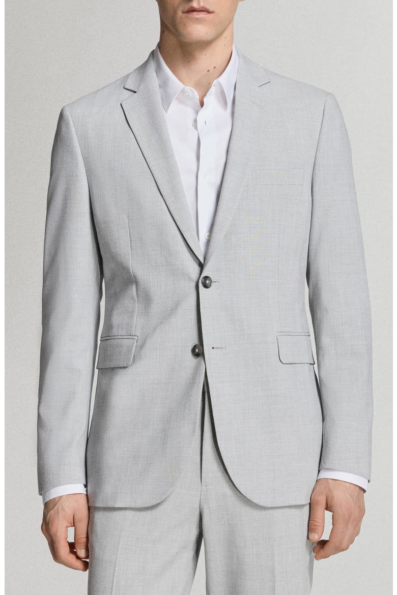 Superslim Fit Stretch Sport Coat, Main, color, LIGHT HEATHER GREY
