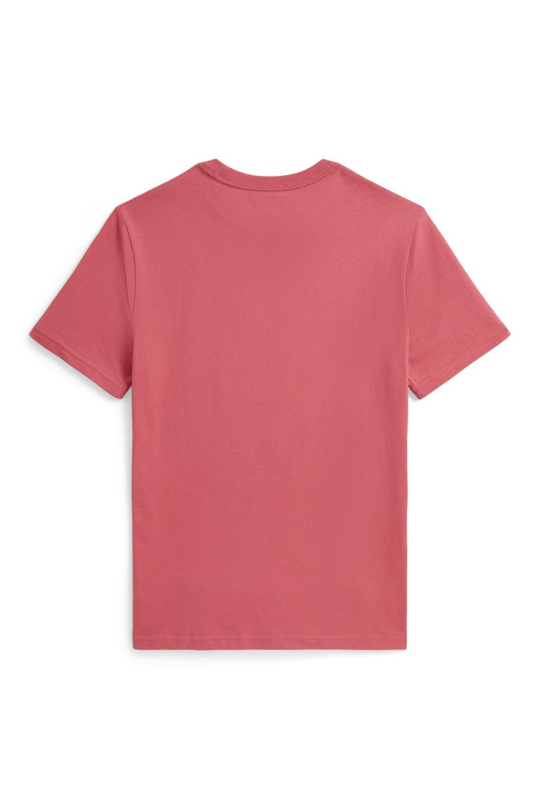Kids' Polo Bear Cotton Jersey Tee, Alternate, color, ADIRONDACK BERRY