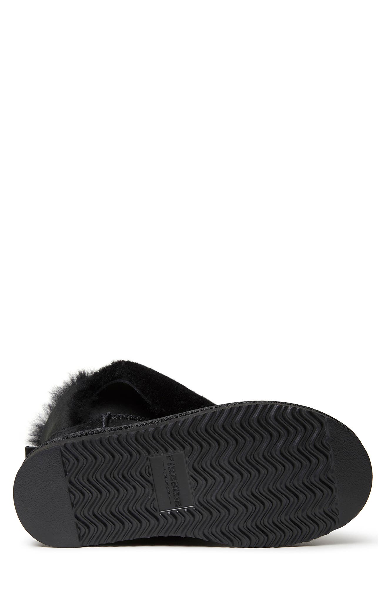 DEARFOAMS Perth Genuine Shearling Foldover Bootie, Alternate, color, 