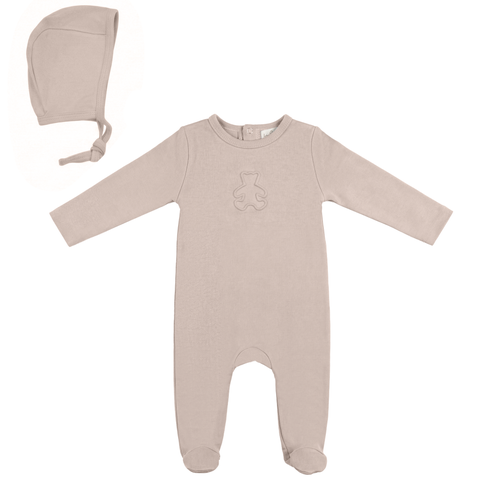 Embossed Bear Romper Layette Set (Baby)
