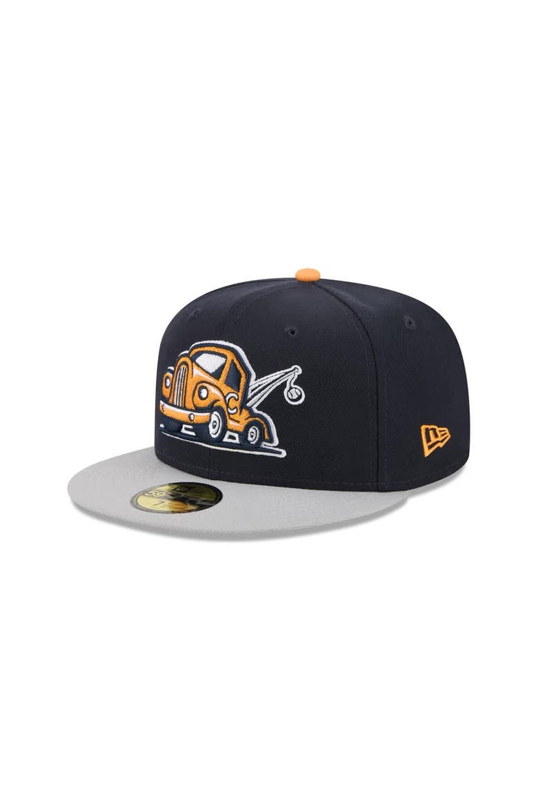 Men's New Era  Navy Chattanooga Lookouts Theme Nights 59FIFTY Fitted Hat, Alternate, color, Navy