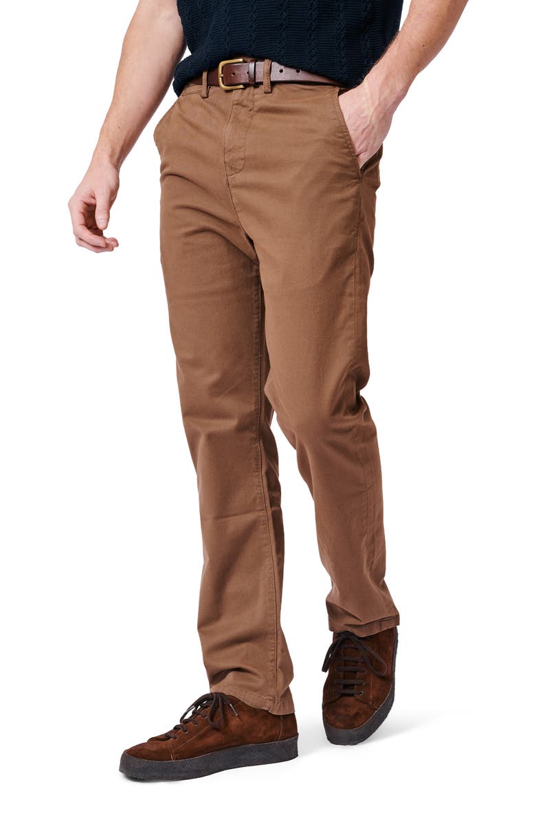 Aubin Witham Straight Leg Stretch Chino Pants, Alternate, color, Toffee