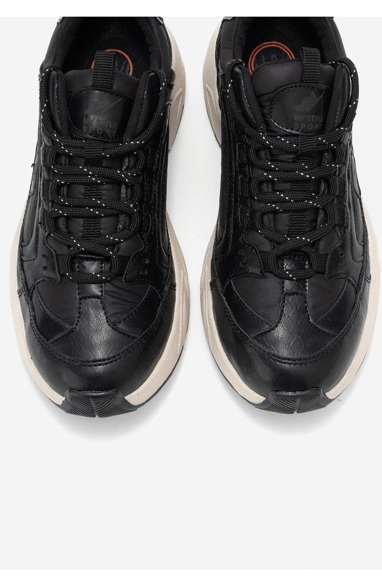 Prologue Shoes Bambi Printed Mesh Sneakers, Alternate, color, Oxford Faux Leather