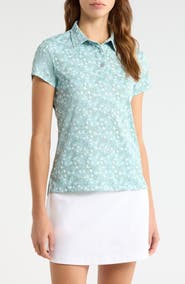 Swannies Georgia Print Golf Polo