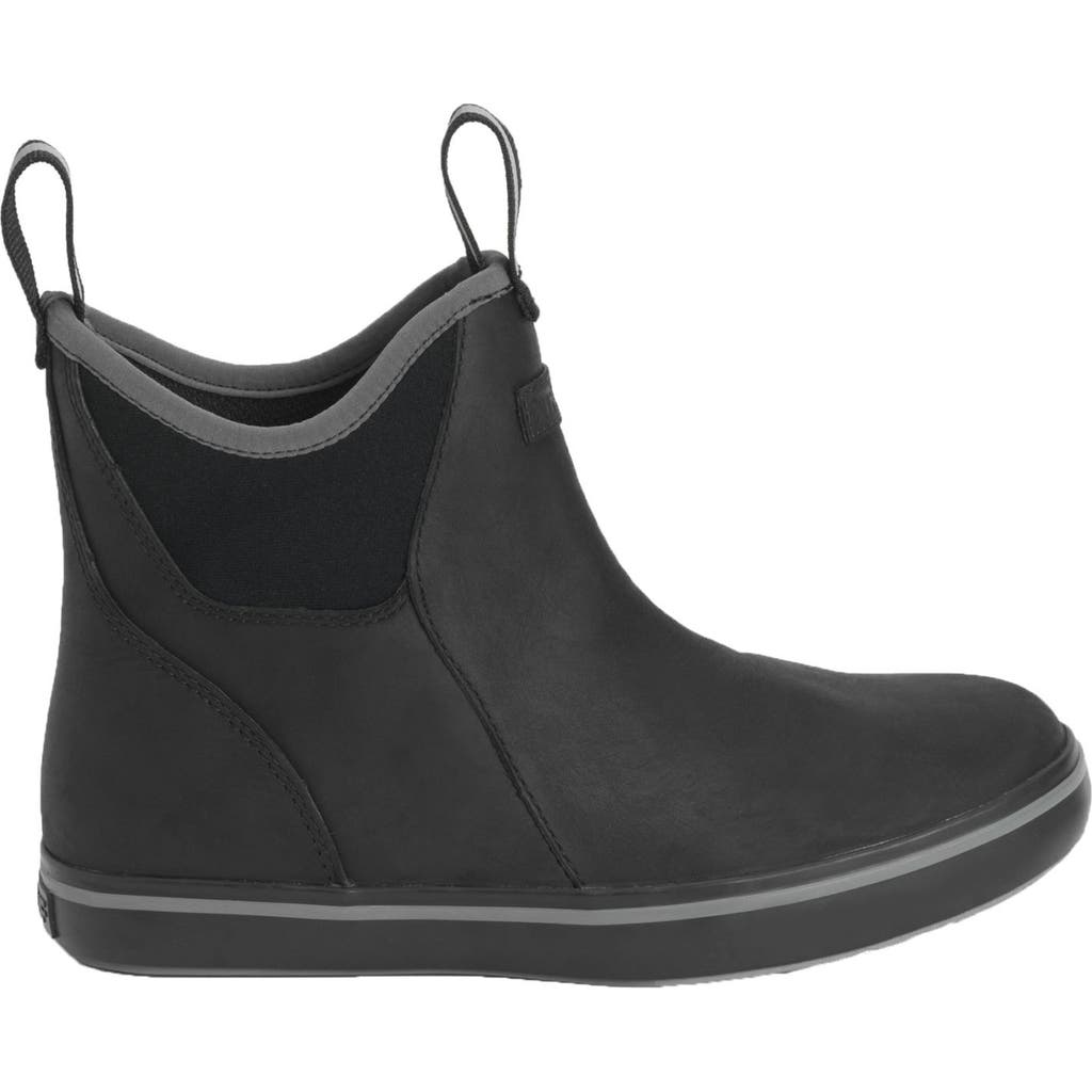 Xtratuf Leather Waterproof Ankle Boot In Black