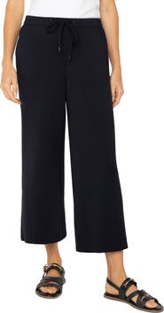 Liverpool Los Angeles Crop Wide Leg Sweatpants