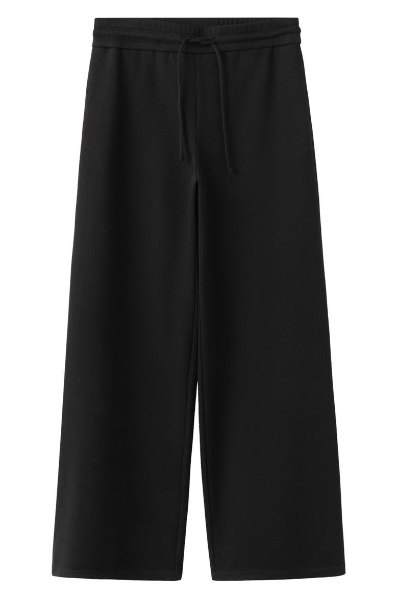Pull-On Straight Leg Pants, Main, color, BLACK