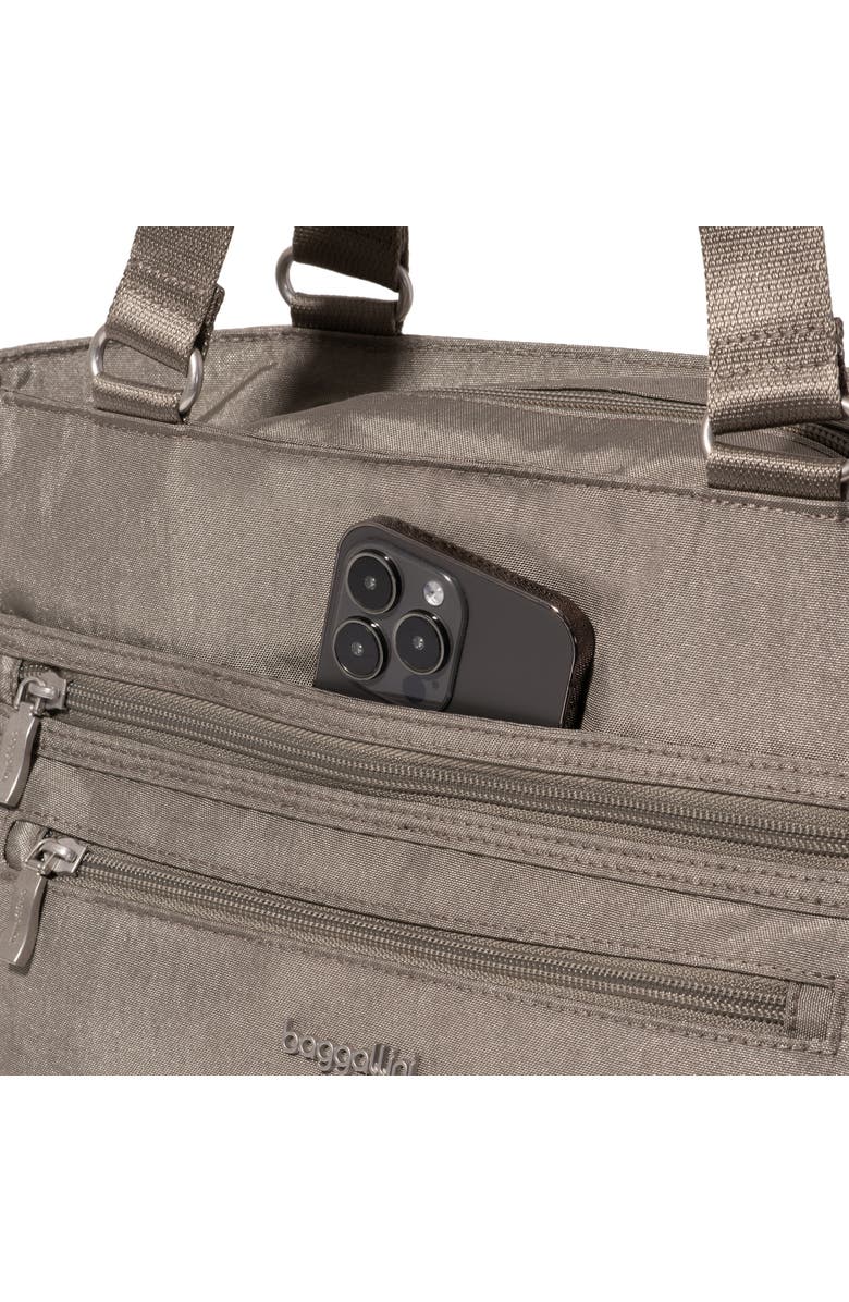 BAGGALLINI Modern Everyday Shopper Tote, Alternate, color, Sterling Shimmer