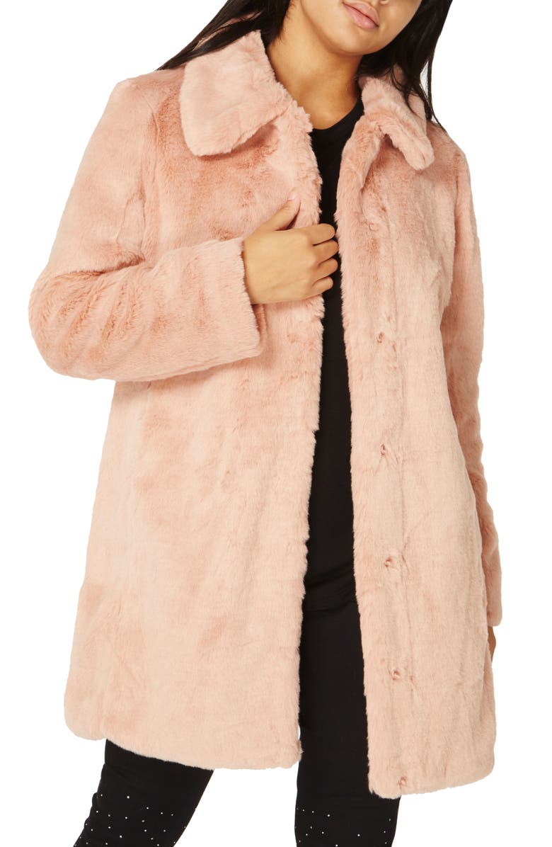 DOROTHY PERKINS Dolly Faux Fur Jacket, Main, color,