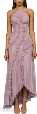 AMUR Amur Lorelie halter gown