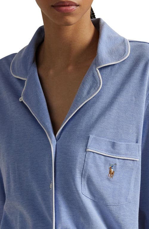 Shop Polo Ralph Lauren Madison Cotton & Modal Pajamas In Ultramarine