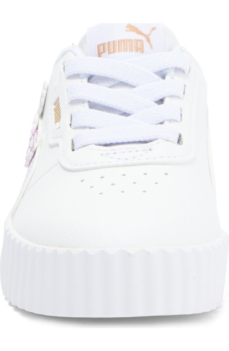 PUMA Kids' Carina 3.0 First Blossom Sneaker, Alternate, color, Puma White-Lilac Frost