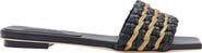 Serena Uziyel Aurnia Black Flat Sandal