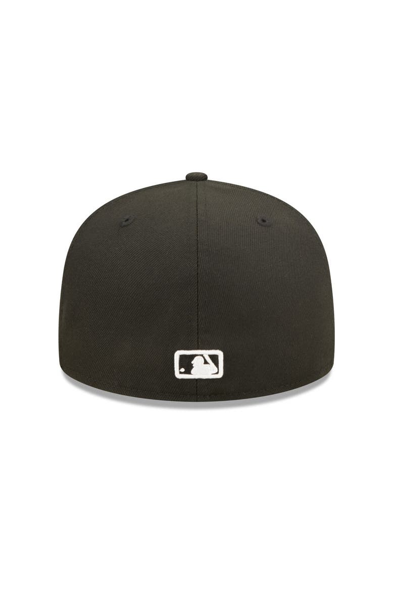 Men's New Era Black Arizona Diamondbacks Team Logo 59FIFTY Fitted Hat, Alternate, color, Black