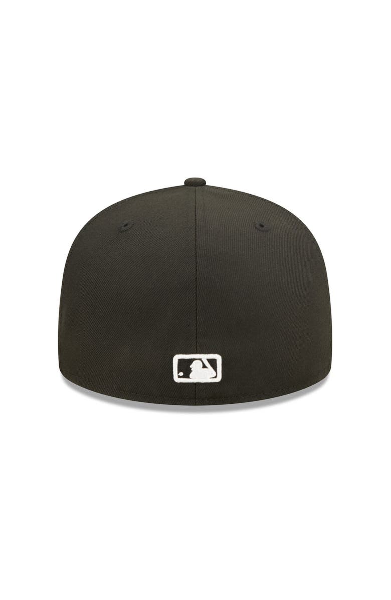 New Era Men's New Era Black Arizona Diamondbacks Team Logo 59FIFTY Fitted Hat, Alternate, color, 