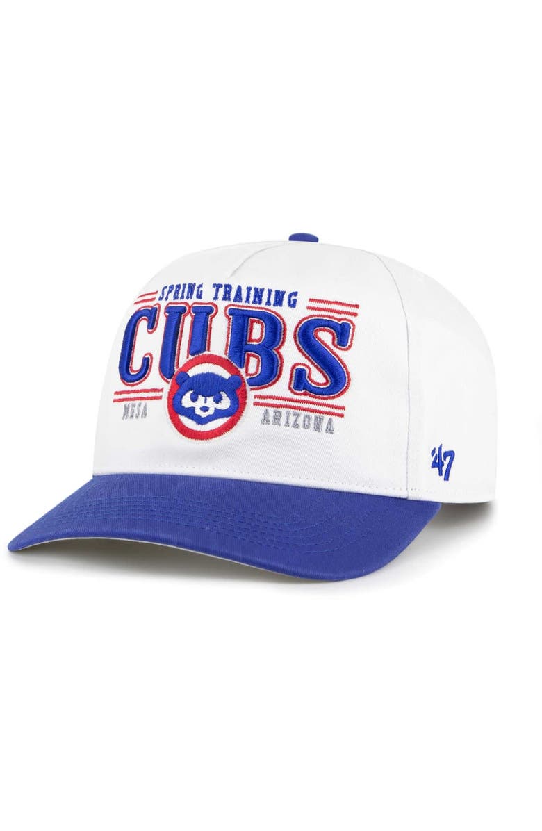 '47 Men's '47 White Chicago Cubs 2024 Spring Training Oceanside Hitch Adjustable Hat, Main, color, 