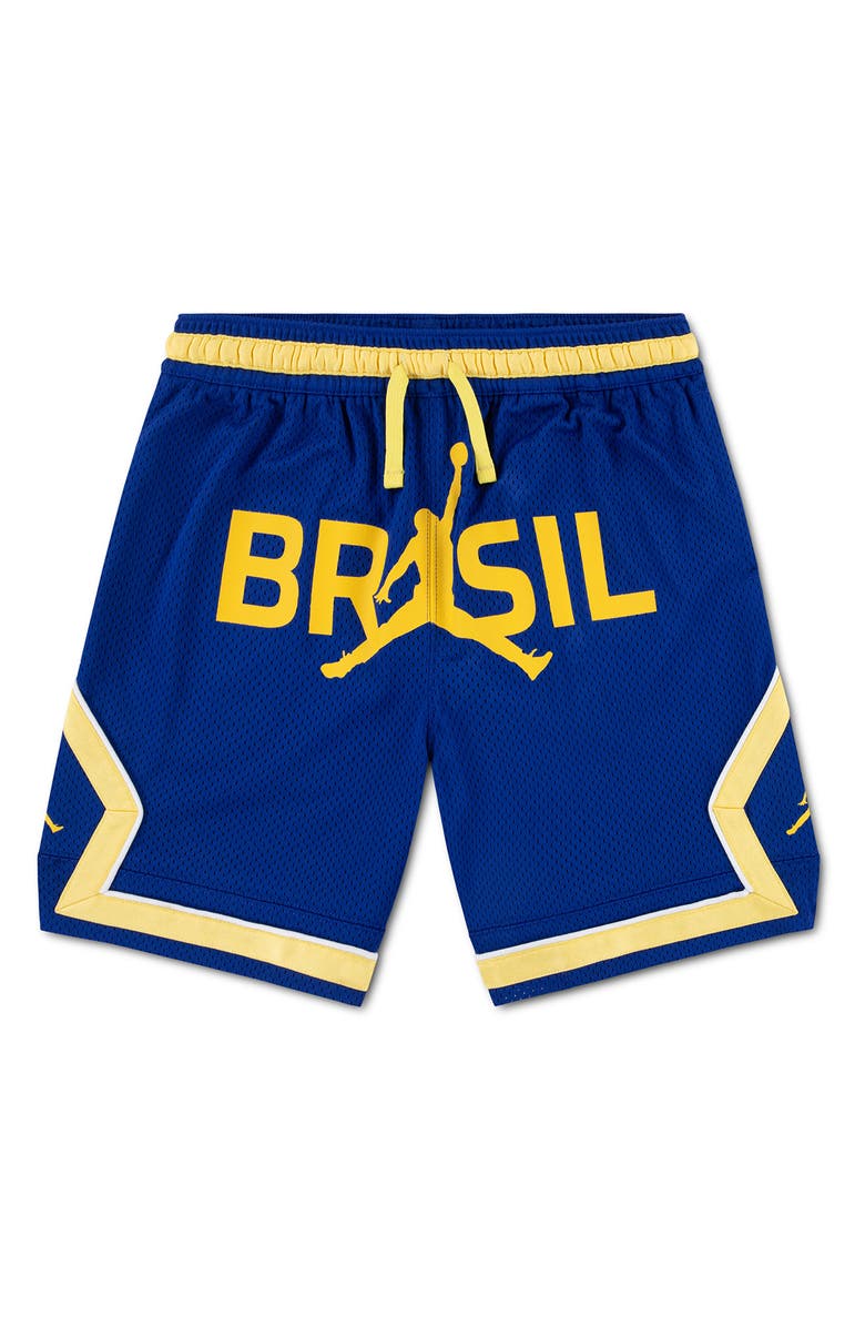 Jordan Kids' Mesh Diamond Shorts, Main, color, Old Royal