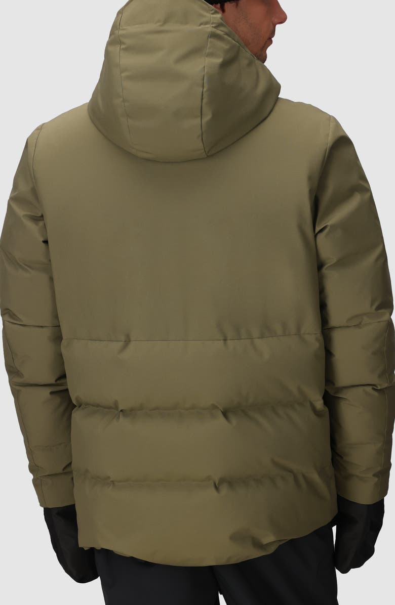 Outdoor Research Snowcrew 700 Fill Power Down Hooded Jacket, Alternate, color, Ranger Green