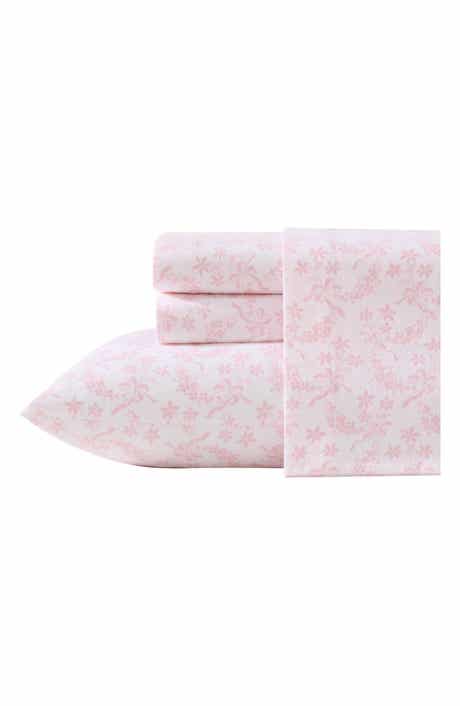Laura Ashley Antoinette Floral 200 Thread Count Cotton Percale Sheet Set