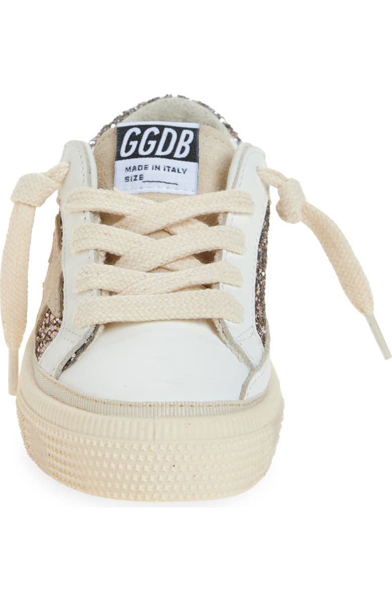 Golden Goose Kids' May Sneaker, Alternate, color, White/ Cinder/ Seed Pearl