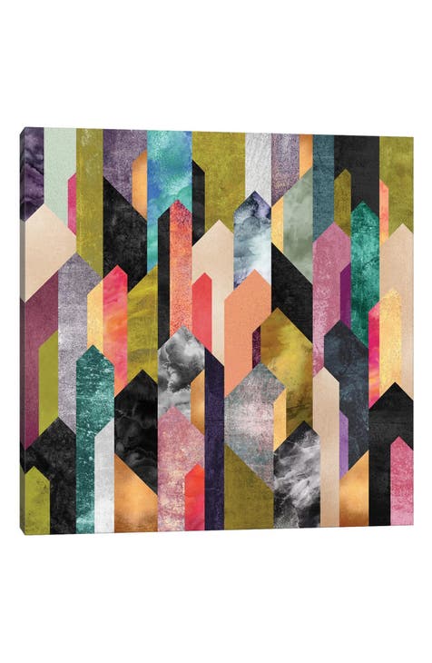 Crysrallized by Elisabeth Fredriksson Canvas Wall Art