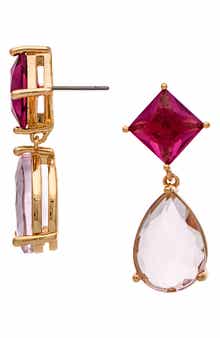 Cubic Zirconia Drop Earrings
