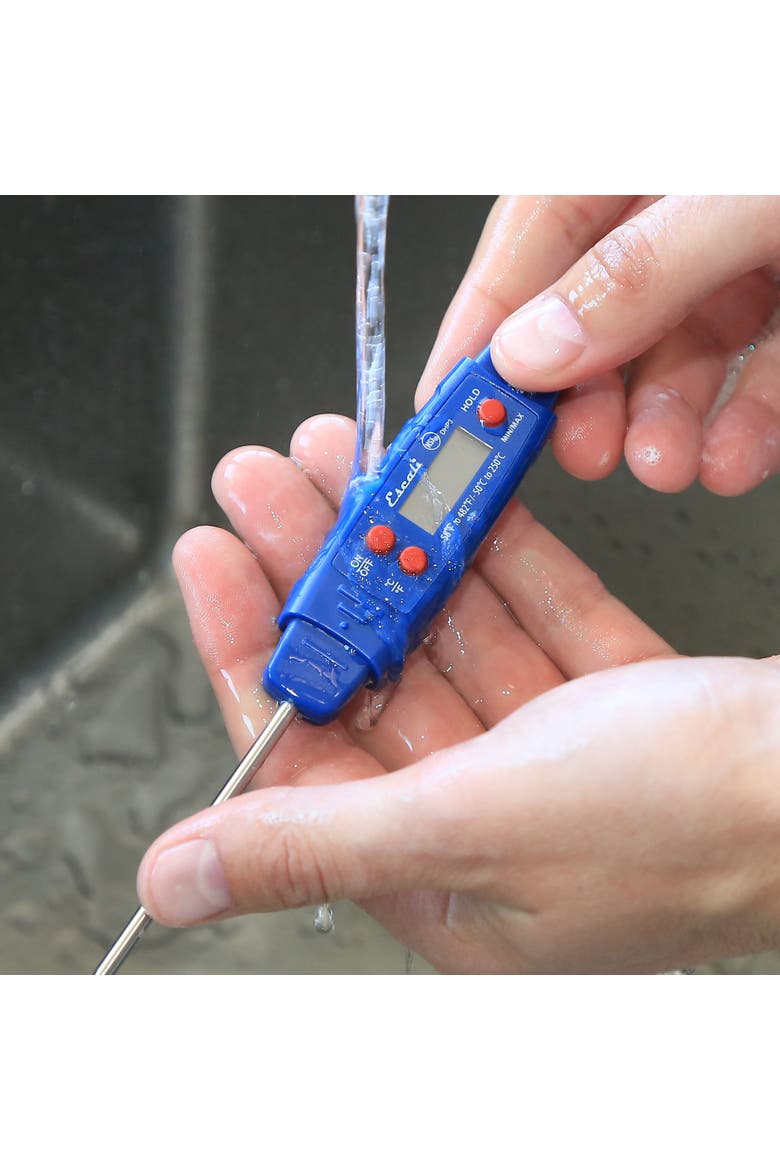 Waterproof Digital Thermometer, Alternate, color, Navy