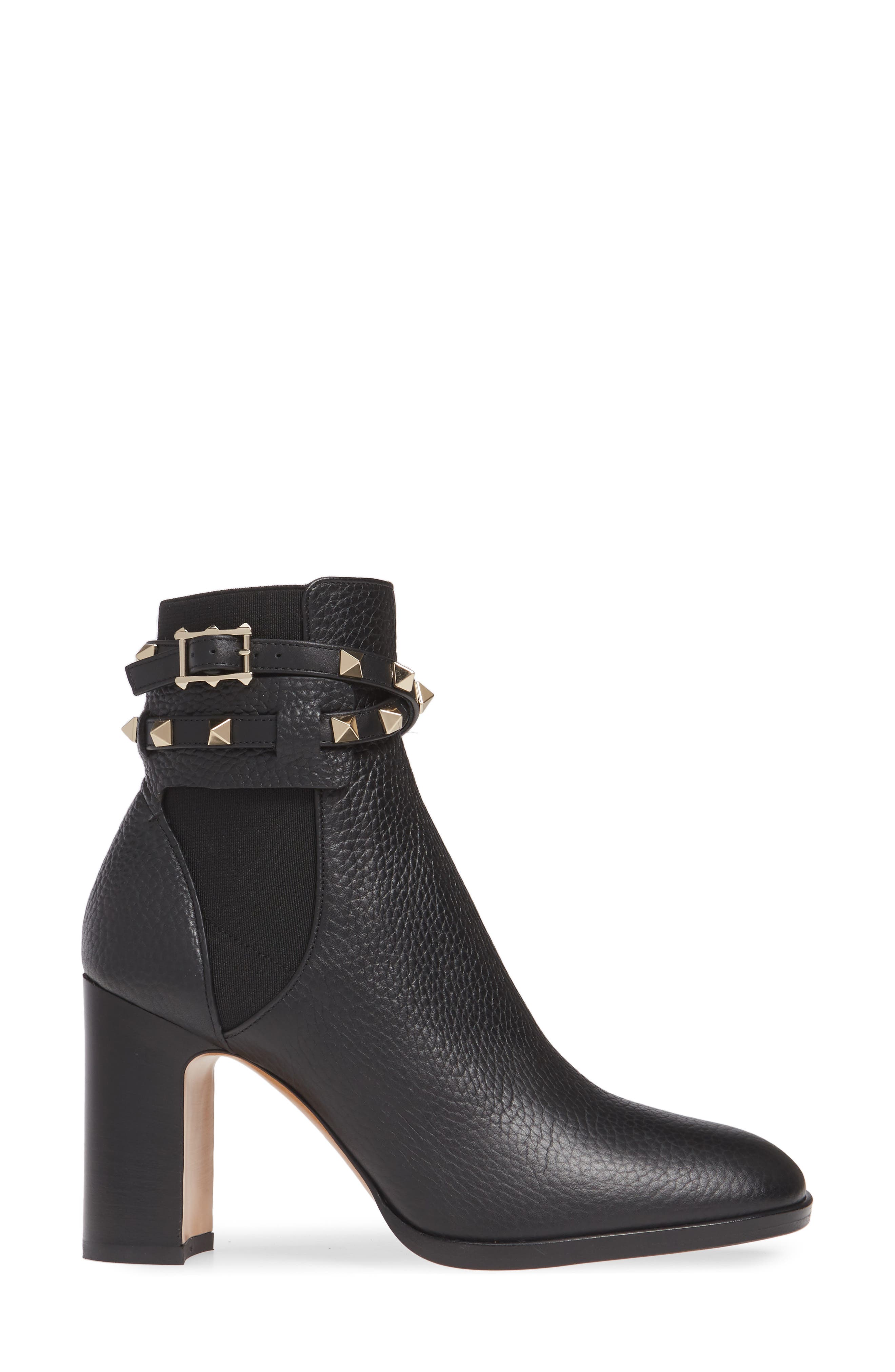 Valentino Garavani Beatle Rockstud Wrap Bootie, Alternate, color, 