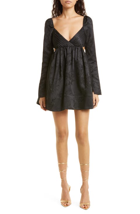 Lena Cutout Long Sleeve Minidress