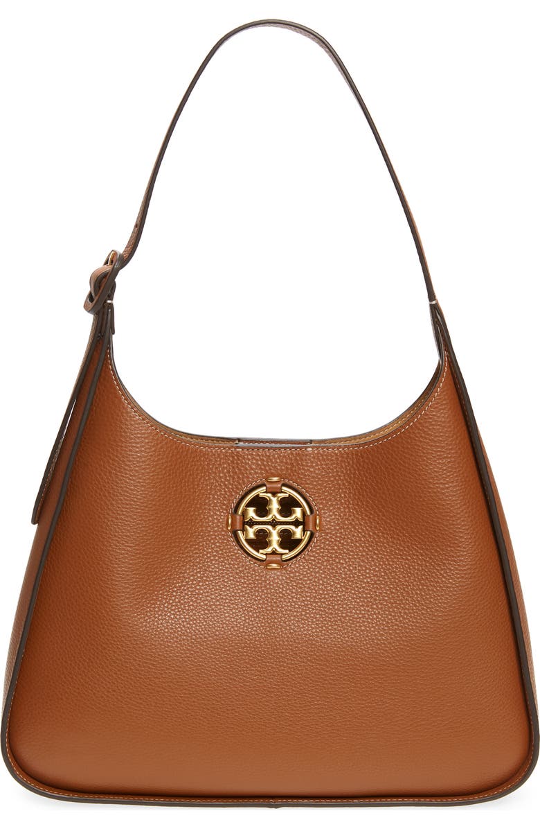 Tory Burch Miller Leather Hobo Bag, Main, color,