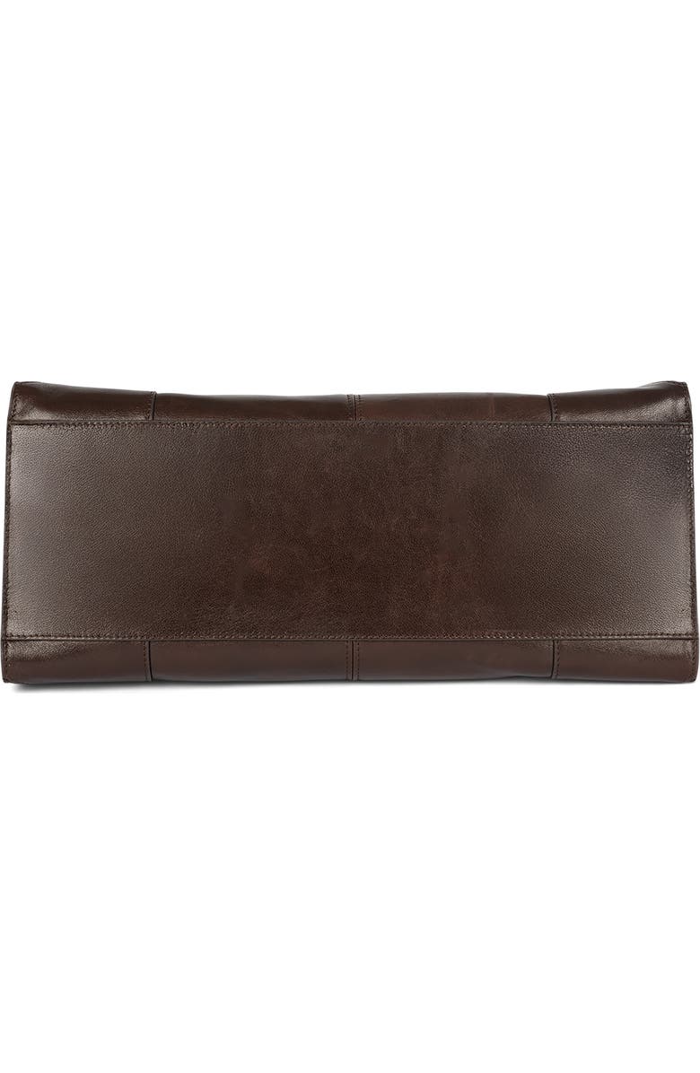 Jeffrey Campbell Palomino Leather Satchel, Alternate, color, Brown