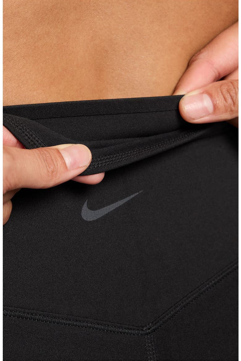 Zenvy Dri-FIT High Waist 7/8 Leggings, Alternate, color, 010 BLACK/COL GY