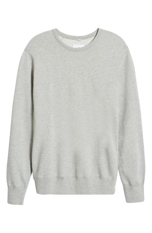 Reigning Champ Midweight Terry Standard Crewneck Sweatshirt In Gray