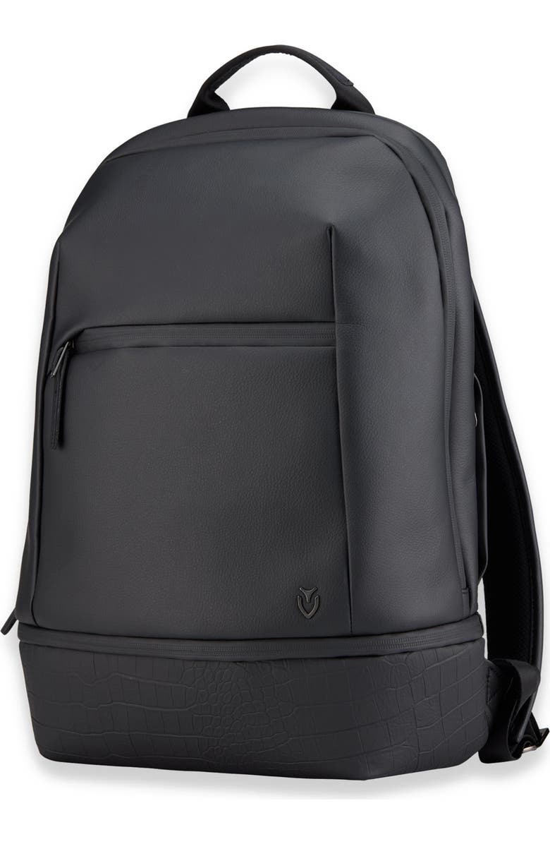 Vessel Signature 2.0 Faux Leather Backpack, Main, color,