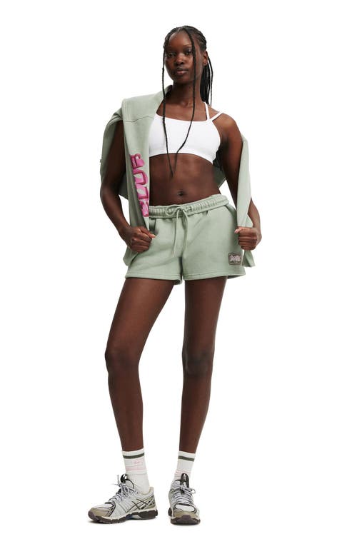 Cotton On Body Plush Essential Gym Short In Green