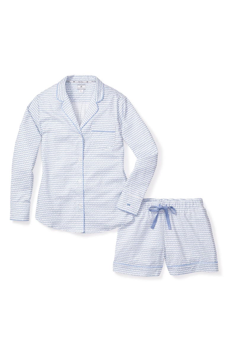 Petite Plume La Mer Short Pajamas, Alternate, color, 