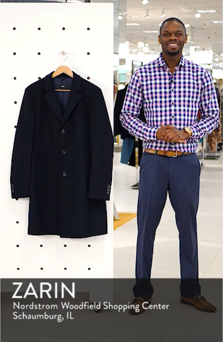 Nye Regular Fit Solid Wool & Cashmere Topcoat, sales video thumbnail