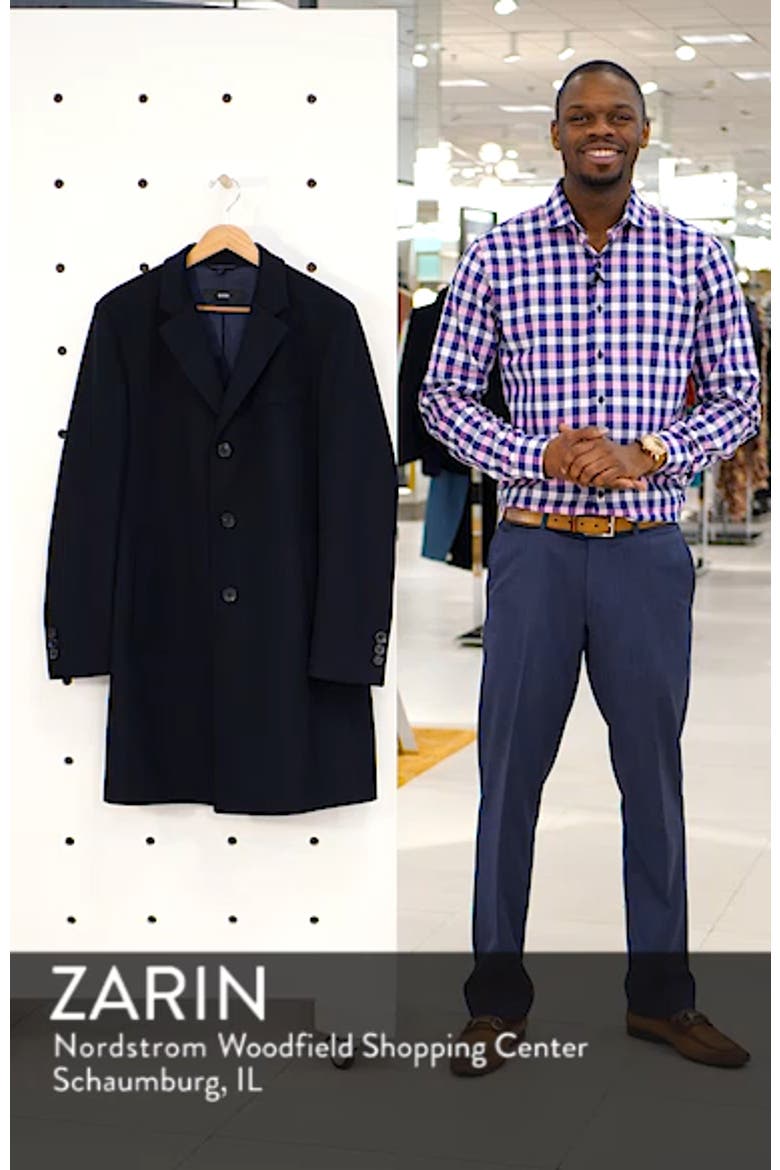 Nye Regular Fit Solid Wool & Cashmere Topcoat video