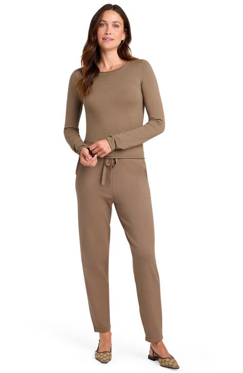 Splendid X Cellajaneblog Layering Sweater In Brown