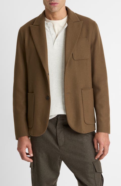 Splittable Wool Blend Sport Coat