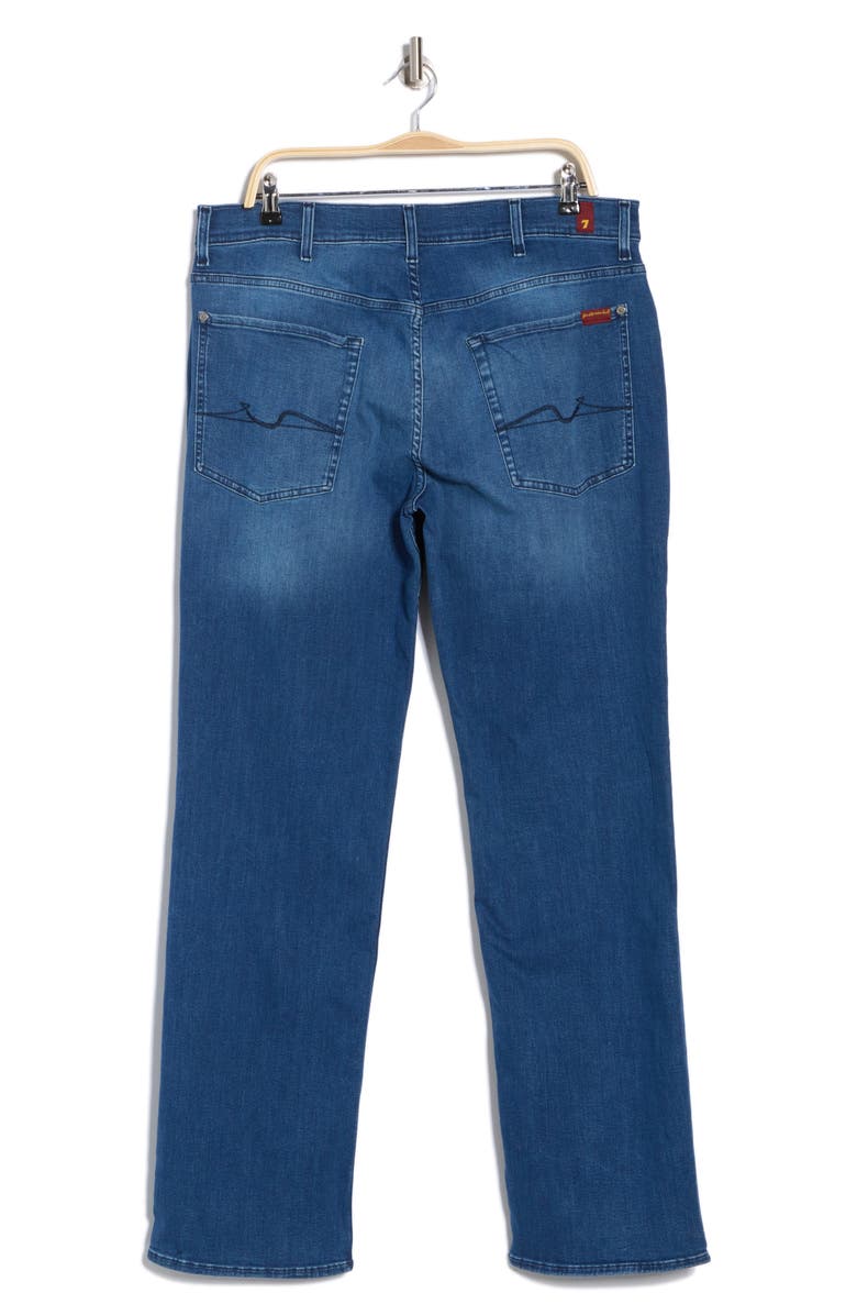 Seven Austyn Squiggle Stretch Straight Leg Jeans, Alternate, color, Berna