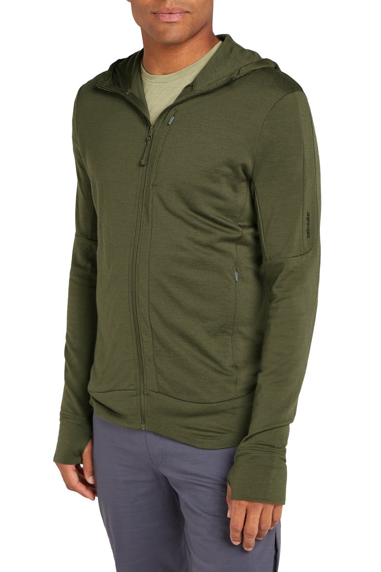 260 Quantum Merino Wool Hooded Jacket, Main, color, LODEN