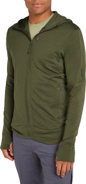 Icebreaker 260 Quantum Merino Wool Hooded Jacket