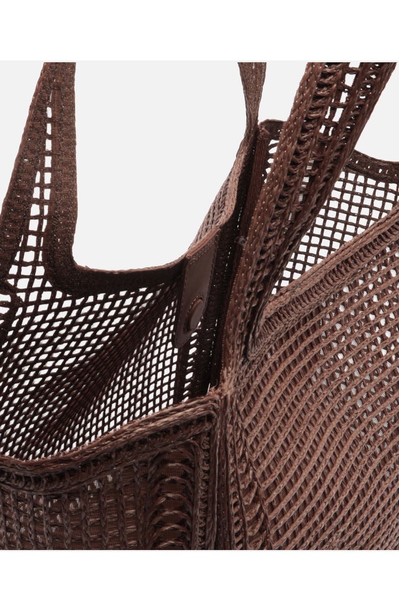 Arezzo Large Isla Shopping Bag, Alternate, color, New Cocoa/ New Cocoa