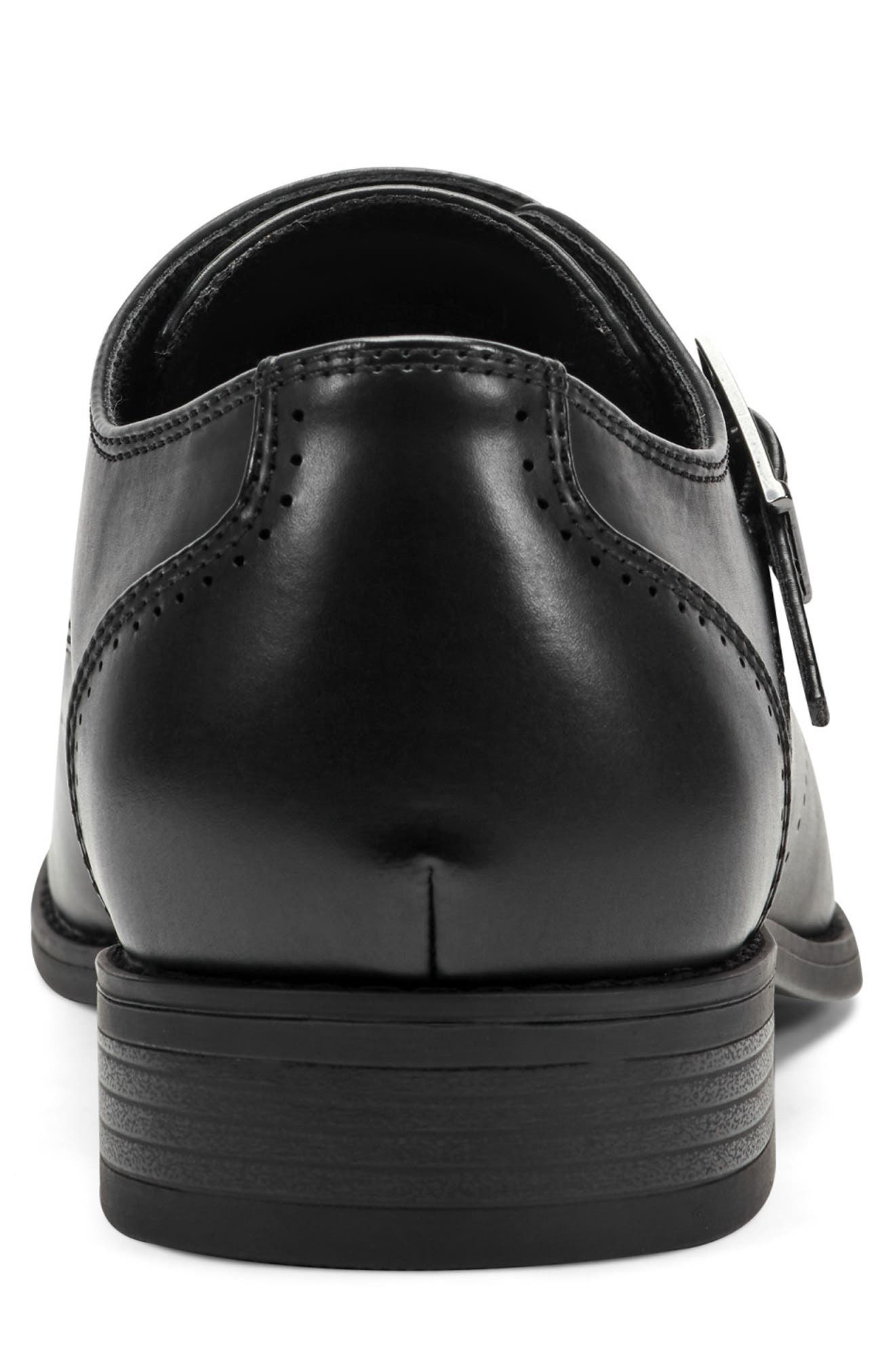 Kenneth Cole Reaction Cheer One Buckle Monk Shoe, Alternate, color, Black