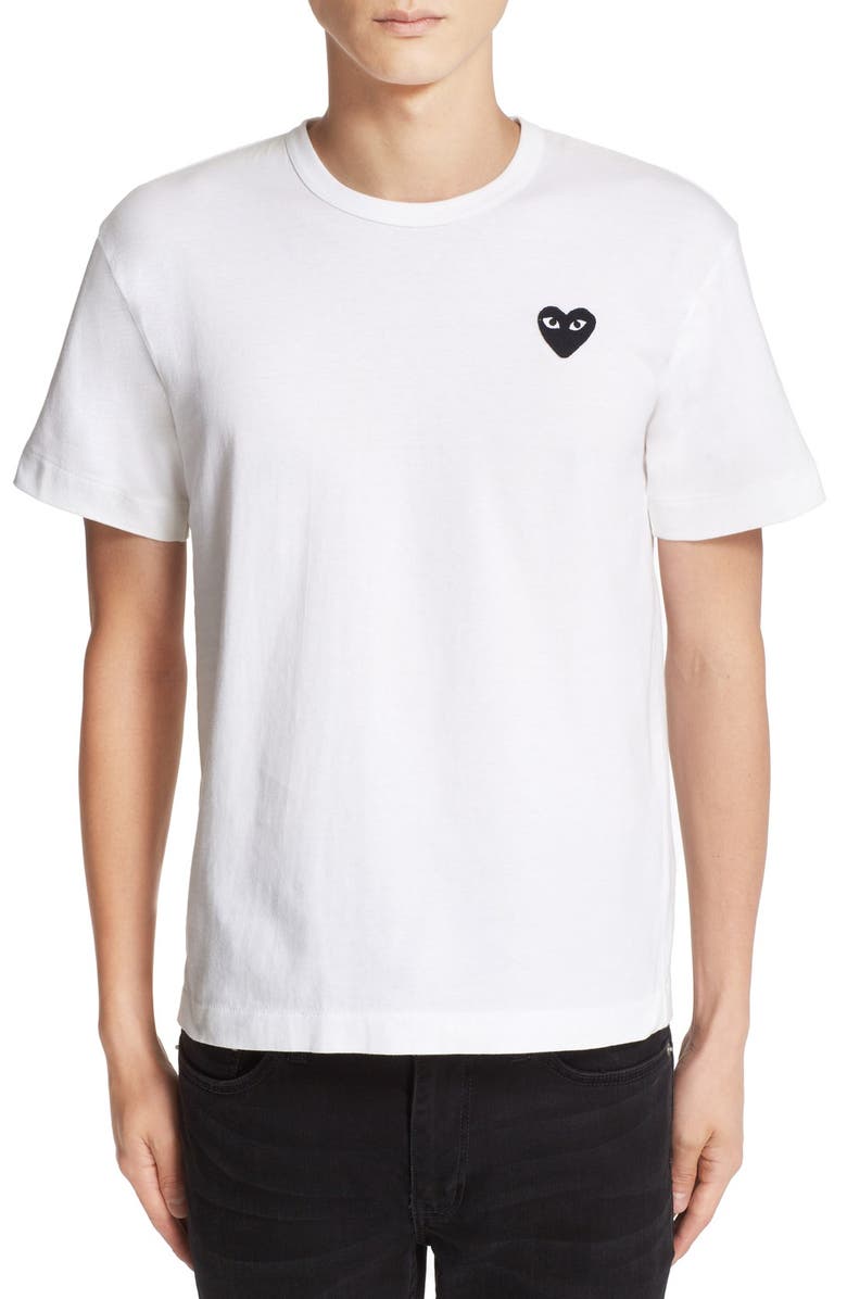 Comme des Garçons PLAY Logo Slim Fit Graphic T-Shirt, Main, color,