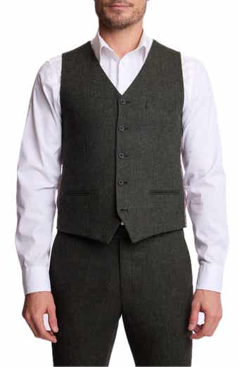 Eaton Slim Fit Wool Blend Vest