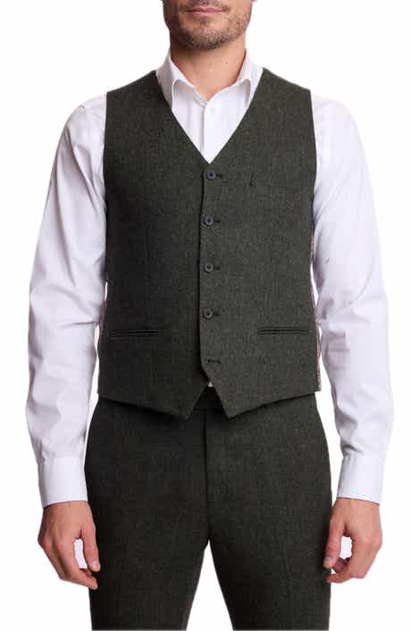 Eaton Slim Fit Wool Blend Vest